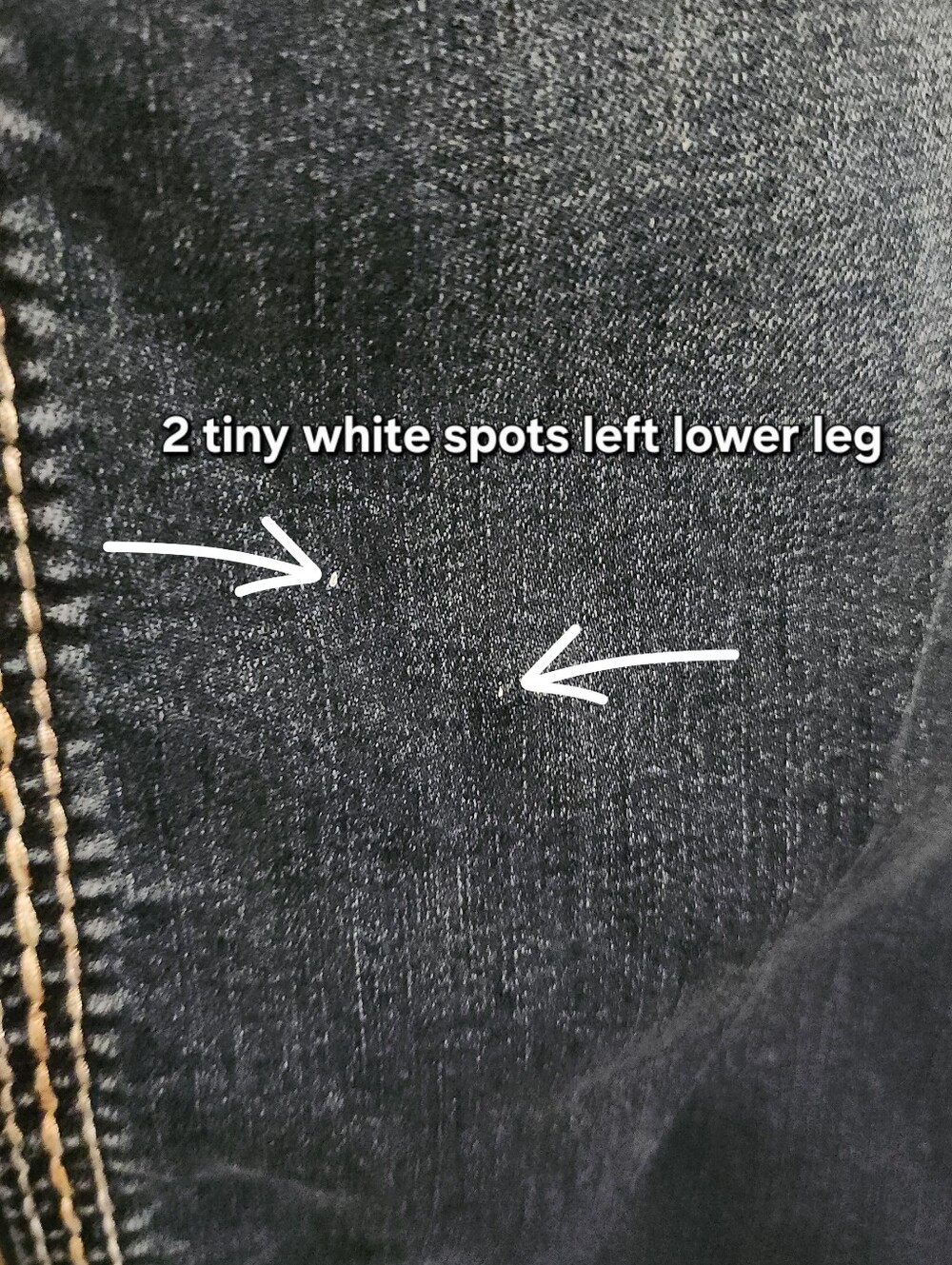 Rock Revival Tansy Mid-Rise Curvy Boot Jeans Size 30, Inseam 34" Hem Wear, Spot - Picture 3 of 12